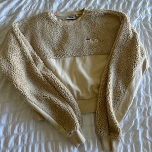 FILA Sherpa crewneck sweatshirt